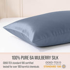 Bella Coterie Luxury Silk Pillowcase for Hair and Skin | 30 Momme | 100% Pure 6A Mulberry Silk | Super Soft | Perfectly Plush [Queen, Cobalt]