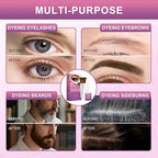 Eyelash & Eyebrow Color Kit, Professional Instant Lash & Brow Color Kit, Easy to Use with Natural Results, DIY Hair Coloring Eye Brow & Eye Lash Set for Beginner Salon Beauty 7ml (Coffee/Dark Brown)
