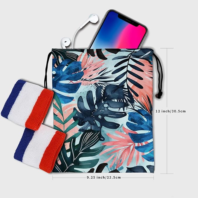 Tropical Palm Gymnastics Grip Bag - Image 6