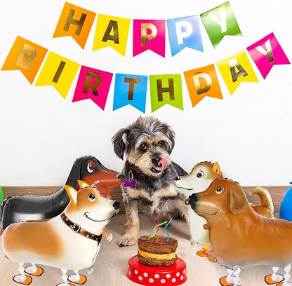 6 Pcs Walking Dogs Balloons, Dog Party Decorations, Walking Animal Balloons Dog - Image 3