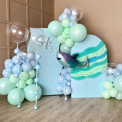 Voircoloria 90pcs Mint Green Balloons Garland Arch Kit, 18 12 10 5 Inch | - Image 7