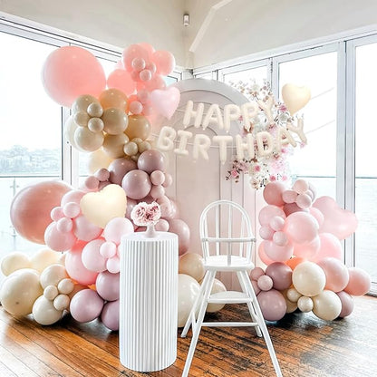 29PC Pink Heart Happy Birthday Balloon Banner, 16Inch 3D Aluminum Letter Banner - Image 5