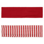 TERSE Headbands for Women Short Hair Striped Headbands Non Slip Elastic Sweat Hairbands Soft Fabric Hairbands Workout Yoga Running Sport Hair Accessories