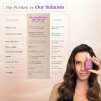 Hair Thickening Serum - 3 Pack Hair Density Serum Builder for Women Made in USA 30ml - Clinically Proven Scalp Treatment Non-Greasy - Biotin, Argan & Pea Peptides - For Thinning, Fine or Damaged Hair