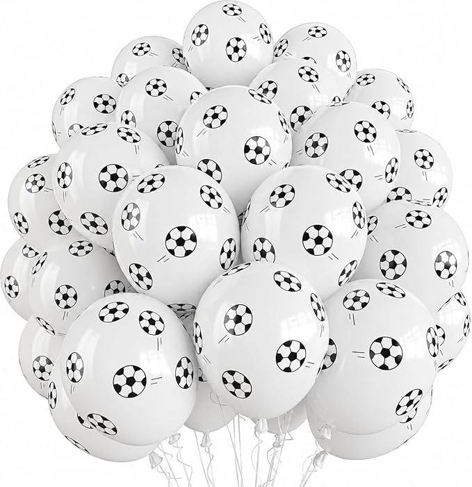 Soccer Balloons 12 Inch Soccer Ball Balloons by Froova