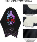 Custom Barber Cape for Men Personalized Professional Hair Cutting Cape with Text for Home Salon Barbershop