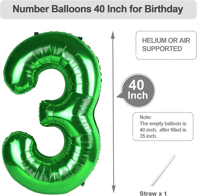 Number 2 Balloons 40 Inch Balloon - Image 5