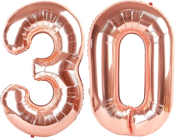 Rose Gold 30 Balloon by IWERP