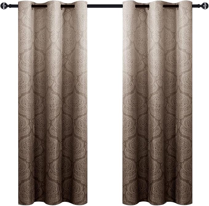 DWCN Ombre Blackout Curtains for Bedroom - Image 9