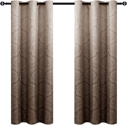 DWCN Ombre Blackout Curtains for Bedroom - Image 9