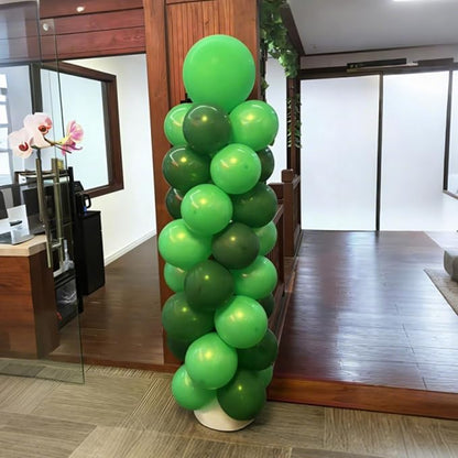 YMSZ Green Balloon Garland Arch Kit, Different Size, Dark Green Latex Balloons - Image 6