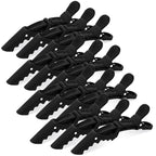 Havawish 12 Pcs Alligator Clips for Hair Styling Matte Alligator Crocodile Clips for Women Hair Sectioning(Black)