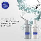 Nexxus Therappe Shampoo and Humectress Conditioner, Travel-Size – Ultimate Moisture for Dry Hair with Elastin Protein and Green Caviar, 3 Oz Ea