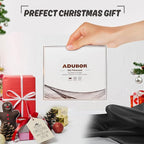 Adubor Silk Pillowcase 2 Pack for Hair and Skin with Hidden Zipper, Both Sides 23 Momme Silk Pillow Case (Black, Standard: 20''x26'')