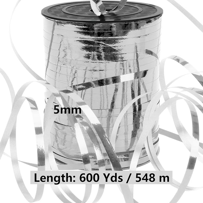 600 Yards Curling Ribbon, Balloon String Roll Ribbon and Bows - Image 4