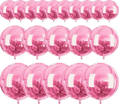 PartyWoo Pearl Large Giant Foil 4D Balloons 20pcs Different Sizes | 22 15 10 by PartyWoo