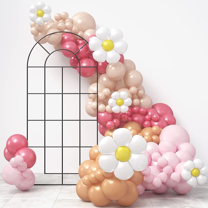 HOUSE OF PARTY Rainbow Balloon Arch Kit – 140PCS Assorted Color Balloon Garland - Image 3