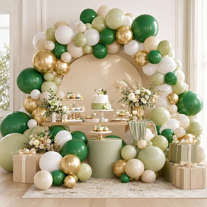 Green and Gold Balloons - Image 7