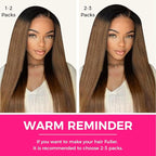 Lashey Seamless Clip in Hair Extensions Human Hair 110g 7pcs Light Yaki Straight 18 Inch Ombre Natural Black to Medium Auburn Real Human Hair