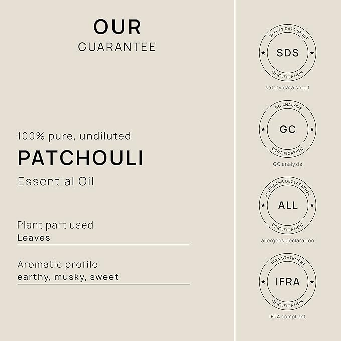 VINEVIDA Pure, Undiluted Patchouli Essential Oil 32 oz