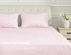Sunflower Queen Pillowcases Set of 2, 100% Cotton Queen Pillow Cases 2, 20×30 inches Light Pink, Soft and Breathable