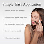 Boyd’s Brush It Away | Grey Hair Root Touch Up for Women & Men | Temporary Hair Color Mascara | Quick-Dry Water-Resistant Concealing Formula | Light Brown, 5-Pack