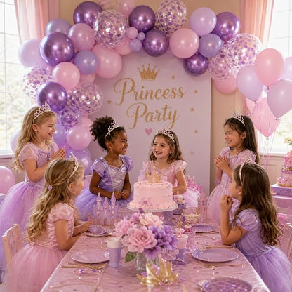 KBZVNAF Pink and Purple Latex Balloons 60 Pack 12 inch | Metallic Purple Pink - Image 6