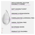 Ritual Botánico Keratina Orgánica | Treatment to Straighten, Repair and Relax Hair | All Natural, Organic & Vegan Ingredients | Product of Colombia | Keratin Small, 120ml/4.05 Fl Oz)