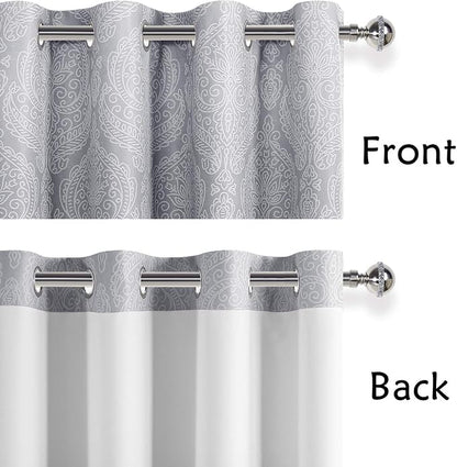 DWCN Extra Wide Ombre Blackout Curtains - Image 5