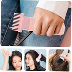 3pcs Hair Dyeing Comb Applicator Bottles Root Bottle with Graduated Scale Reusable Hair Oil Application for Precise Coloring