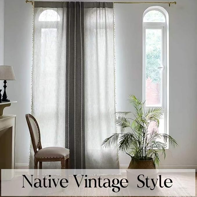 Sutuo Home Boho Curtains 72 inch Long - Image 5