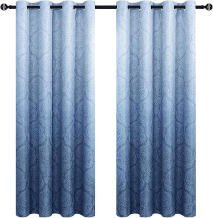 DWCN Ombre Blackout Curtains for Living Room - Image 9