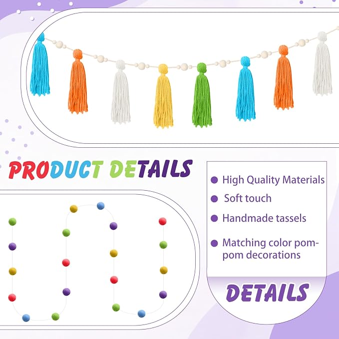 SmoothNovelty 139 Pcs Felt DIY Custom Banner Kit Include 104 Letters 18 - Image 4