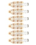 HAIMEIKANG 6 PCs Acrylic Creaseless Hair Clips for Women - No Crease No Bend Hair Clip Makeup Bangs Clips for Women and Girls Flat Hair Clips for Hair Styling