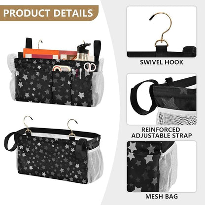 Bedside Caddy Hanging Bunk Bed Caddy Bed Organizer Hanging Pocket - Image 5