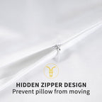 ZIMASILK 100% Pure Mulberry Silk Pillowcase for Hair and Skin Health,Soft and Smooth,Both Sides Premium Grade 6A Silk,600 Thread Count,with Hidden Zipper,1pc (Queen 20''x30'',White)