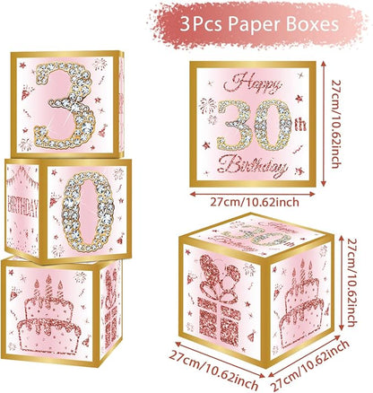 DataMoon 30th Birthday Decorations Boxes - Image 4