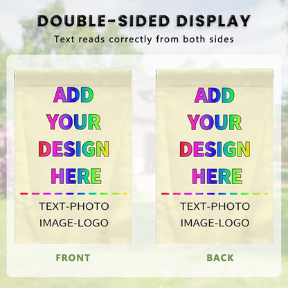 Personalized Garden Flag for Outside 12x18 Custom Flag - Image 6