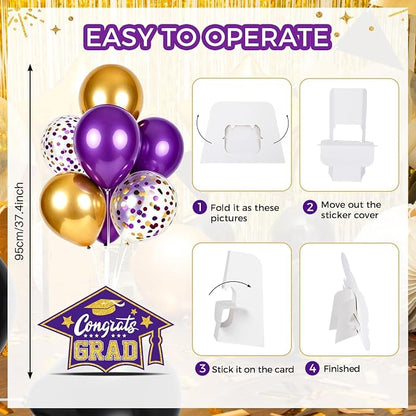 6 Sets 2026 Graduation Balloon Stand Kit - Image 5