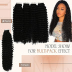 Sunny Hair Curly Tape in Hair Extensions Human Hair Kinky Curly Tape in Extensions for Women Real Hair Natural Black Tape in Human Hair Extensions 14 inch 50g