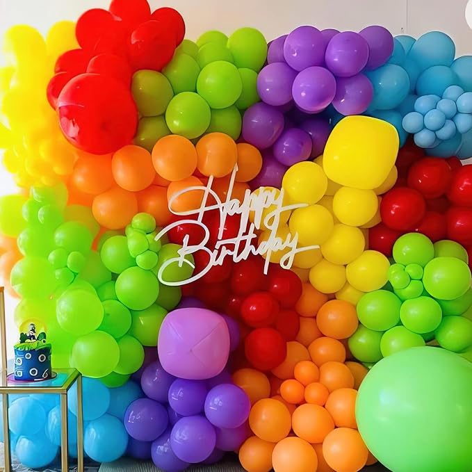 Multicolor Rainbow Balloons - Image 5