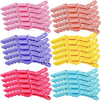 50Pcs Alligator Hair Clips,Professional Hair Styling Clips for Styling Sectioning,Plastic Non Slip Hair Clips for Women with Wide Teeth & Double-Hinged Design(Multicolor)