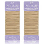 2mm Light Blonde Elastics Hair Ties, Thin Ponytail Holder Hairtie for Women Girls Kids Fine to Medium Texture, No Pull Damage-free Stretchy Rubber Band Accessories 80 Pcs