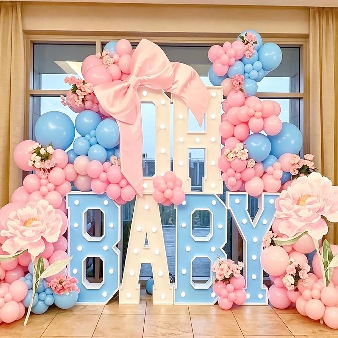 Pink and Blue Balloons - Image 4