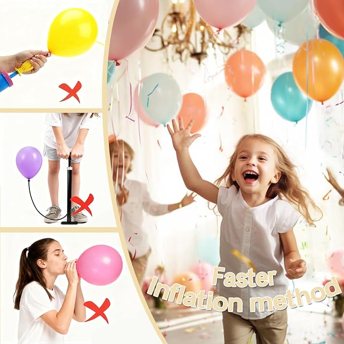 4-in-1 Electric Balloon Pump for All Balloons, Inflatables, and Sports Balls - Image 3