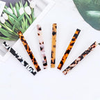 Cobahom Tortoise Shell Leopard Duckbill Barrettes and Acrylic Hair Clips for Women - 12 Pcs for Styling Thin and Thick Hair