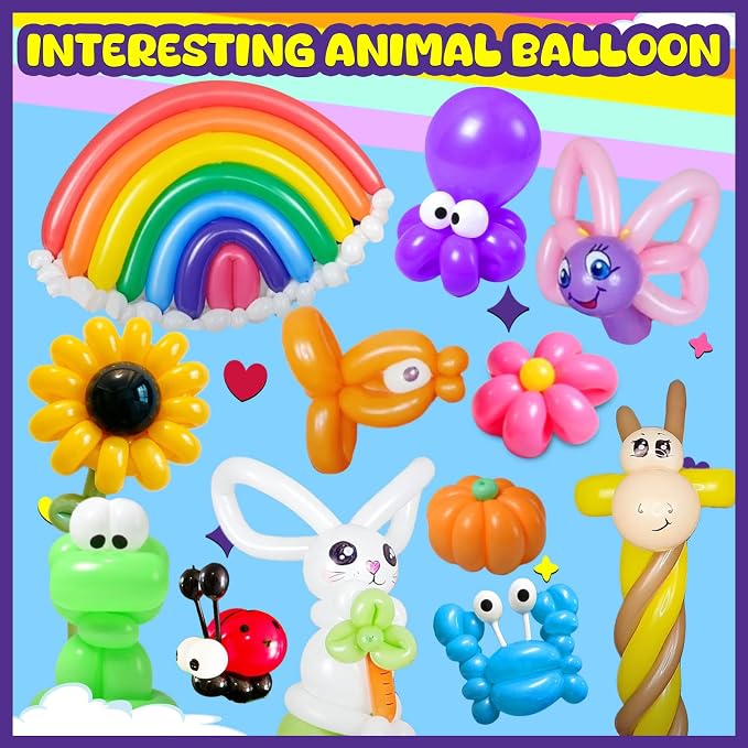 160PCS Balloon Animal Balloons Kit - Image 3