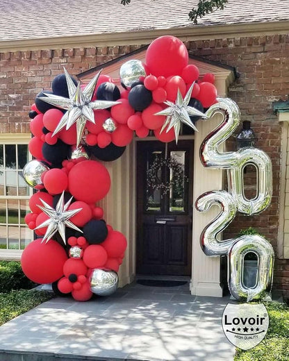 Silver 20 Number Balloons, 40 Inch Giant Number 20 Balloons Foil Mylar Helium - Image 3