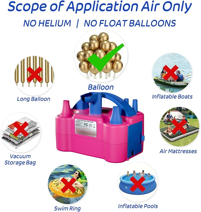 SINBEE Balloon Pump Electric Party Decorations - Image 6