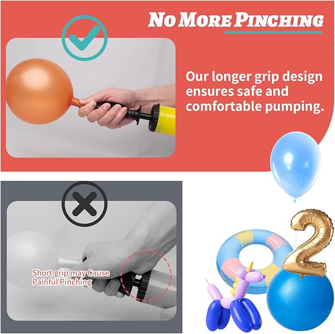 Balloon Pump, Effortless High-Volume Hand Pump - Image 4